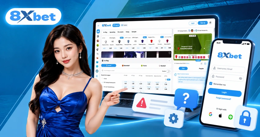 8xbet đăng nhập và những vấn đề người mới thường gặp