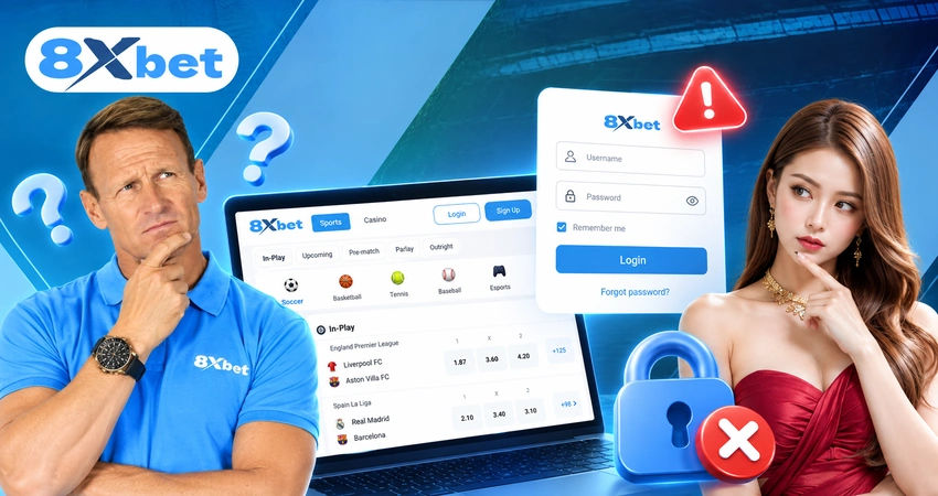 8xbet đăng nhập không thành công? Nguyên nhân thường gặp