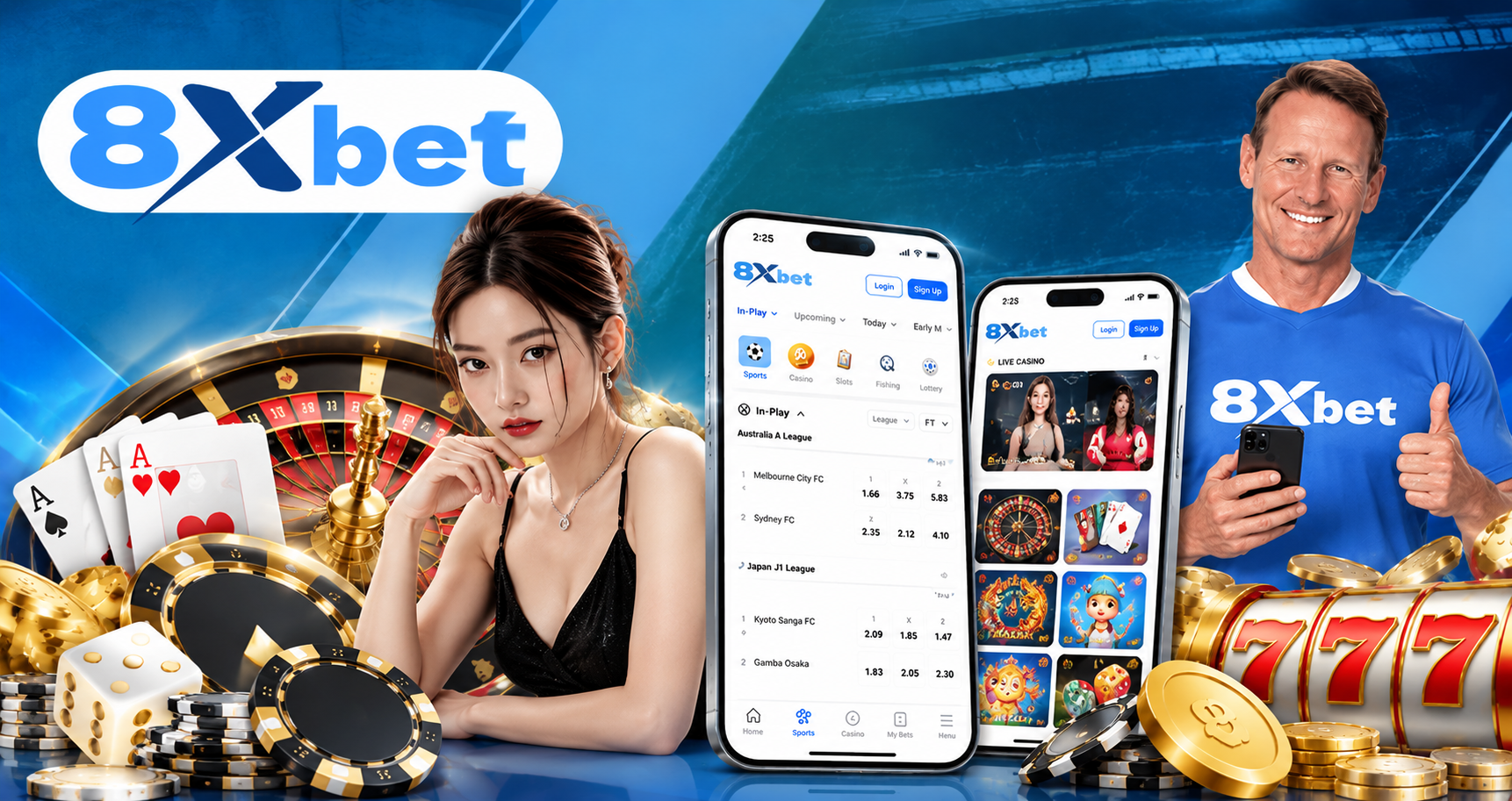 Giao diện và trải nghiệm trên 8xbet